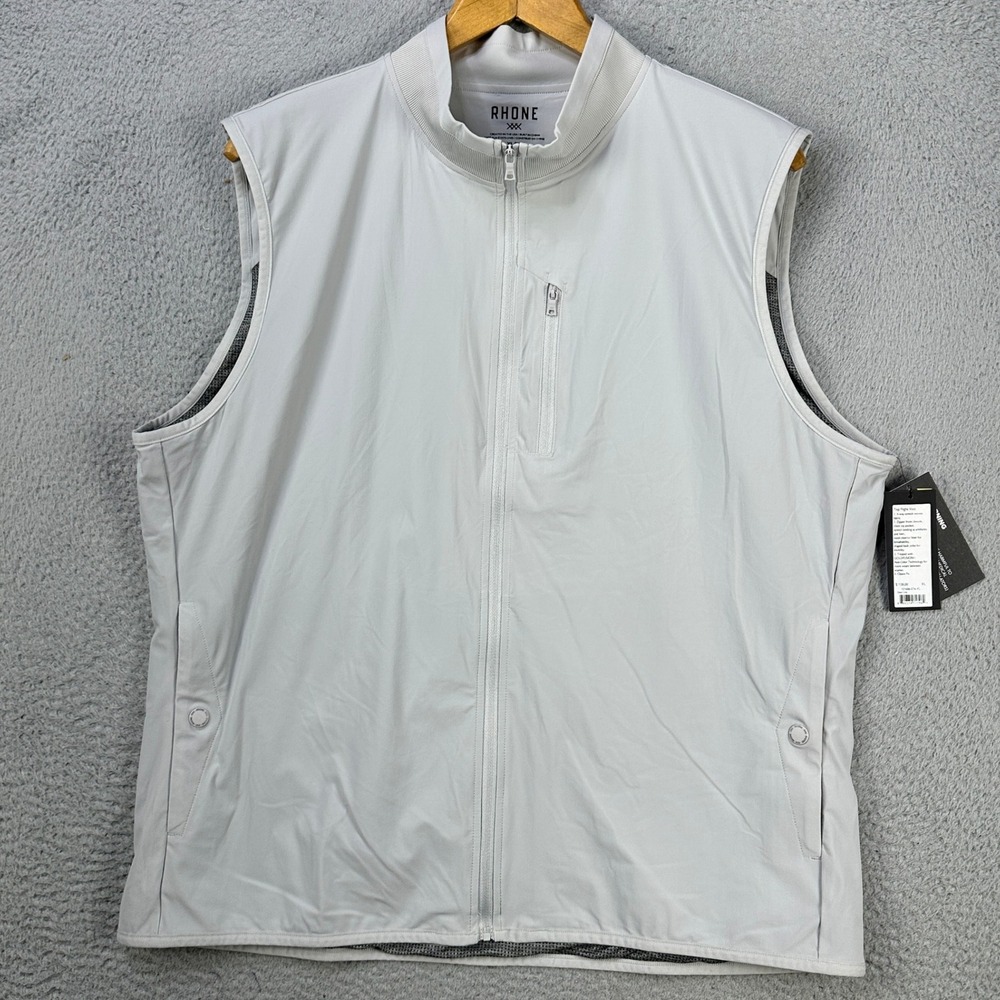 RHONE Light Gray Men's Vest